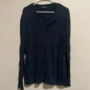Michael Kors Navy Blue long sleeve shirt